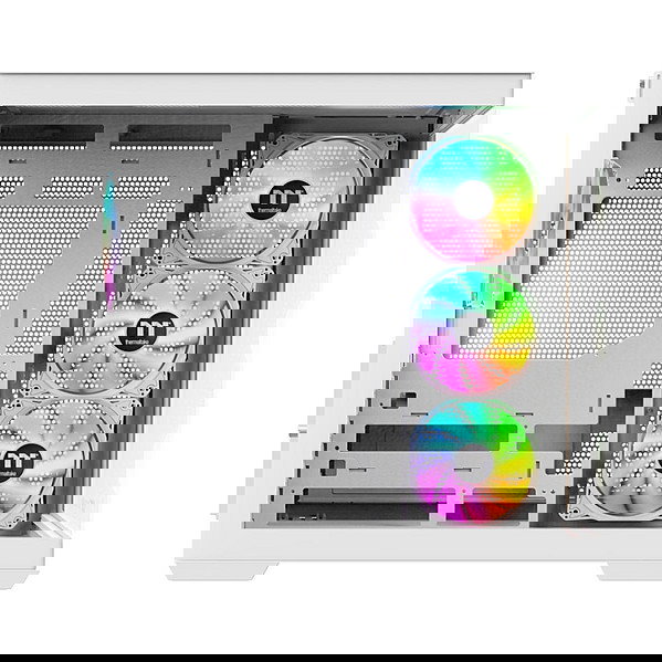 Thermaltake View 380 WS ARGB Midi Tower Blanca PC Caja con Iluminación ARGB