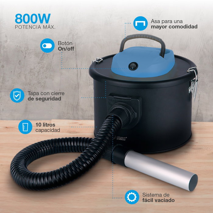 Väline Aspirador de cenizas Dubie 800W