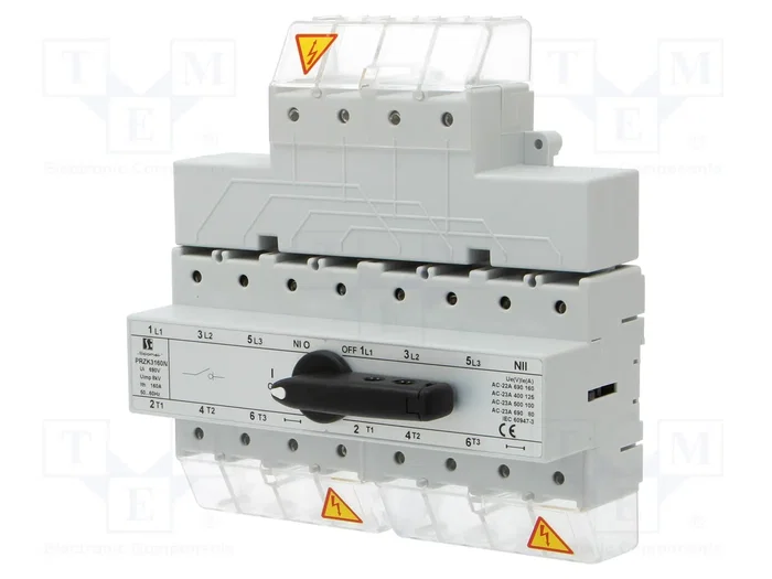 SPAMEL Interruptor Generador de Red 160A 3 Posiciones I-0-II SPAMEL Interruptor Generador de Red 160A 3 Posiciones I-0-II