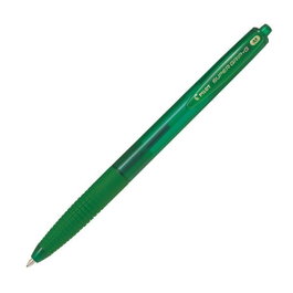 Pilot Supergrip G Bolígrafo Retráctil Verde Tinta Aceite 0,4 mm