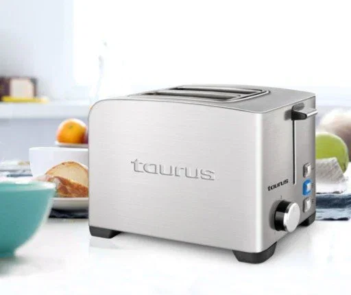 Taurus Tostadora MyToast II Legend 960646000, Acero Inoxidable, 850W, 2 Ranuras Variable, Función Descongelar/Recalentar