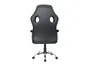 Equip 651016 Silla de Oficina y Ordenador Ergonómica con Asiento y Respaldo Acolchado en Negro PU - Reposabrazos Acolchado, 5 Ruedas