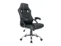 Equip 651016 Silla de Oficina y Ordenador Ergonómica con Asiento y Respaldo Acolchado en Negro PU - Reposabrazos Acolchado, 5 Ruedas