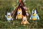 Moose Toys Pack de 4 Figuras de la Familia Bluey