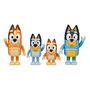 Moose Pack 4 Figuras Familia Bluey 13009 Juguete +3 años