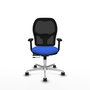 PIQUERAS Y CRESPO Silla de oficina Jorquera Azul con mecanismo Sincro/Traslack