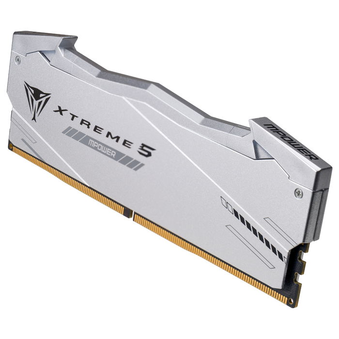 Patriot Viper Xtreme 5 RGB 32GB (2x16GB) DDR5 6400MHz CL32 DIMM 288-pin Kit de Memoria RAM con ECC y XMP 3.0, Plata - PVX532G640C32