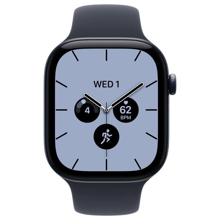Apple Watch Series 12 Keramik Nachtblau Cellular 46mm (Sportarmband navyblau) M/L