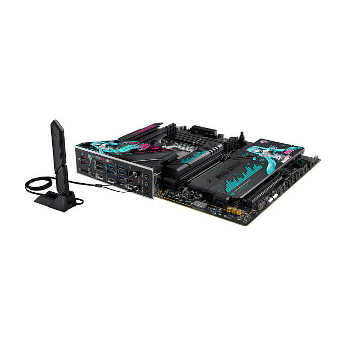 ASUS ROG STRIX X870E-H GAMING WIFI7 Hatsune Miku Edition ATX Placa Base AM5 AMD X870E, HDMI, USB4, 4xM.2, DDR5, Wi-Fi 7