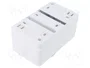 ELEKTRO-PLAST NASIELSK Carcasa MINI para aparatos modulares, 3 módulos, blanca