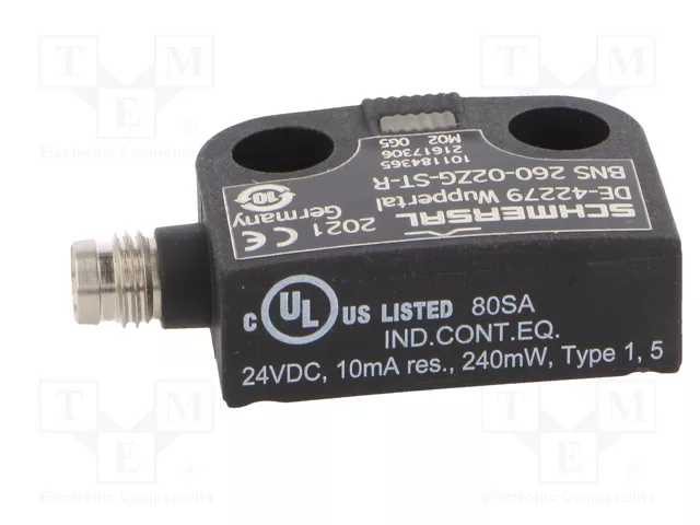 SCHMERSAL BNS 260 Interruptor de seguridad magnético NC x2 IP67