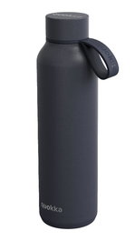 QUOKKA Botella Termo 630 ml Acero Inoxidable Solid con Colgador, Color Slate - Mantiene Calor y Frio