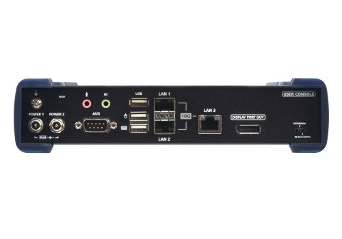 ATEN Receptor KVM sobre IP DisplayPort 5K, modelo KX9970R, extensión y control remoto de computador para sala de control, 5120x2880 60Hz, HDR10, USB, 10G Fibra - Nuevo