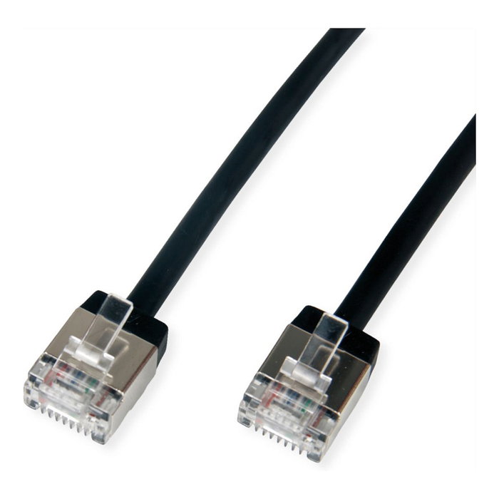 ROLINE Cable de parcheo de datos Cat.6A U/FTP 2 m Negro ROLINE Cable de parcheo de datos Cat.6A U/FTP 2 m Negro