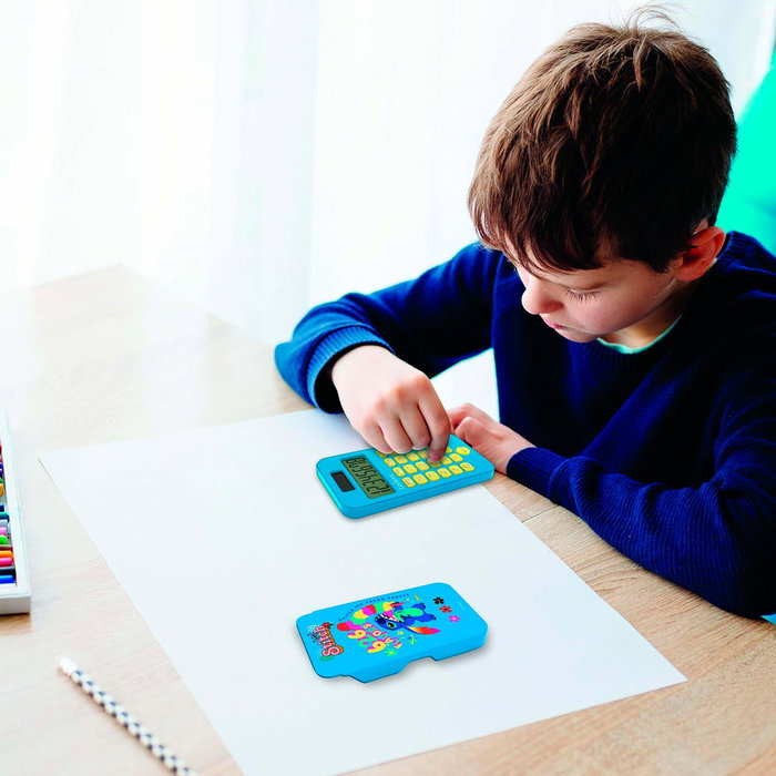 Lexibook Calculadora de Bolsillo Stitch C45D con Energía Solar y Pila de Reserva