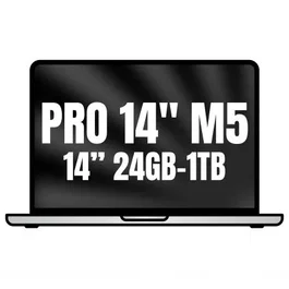 Apple MacBook Pro 14.2" (M5 Pro, CPU 15-Core, GPU 16-Core, 24 GB RAM, 1 TB SSD) - Plata - Modelo MGDN4Y/A