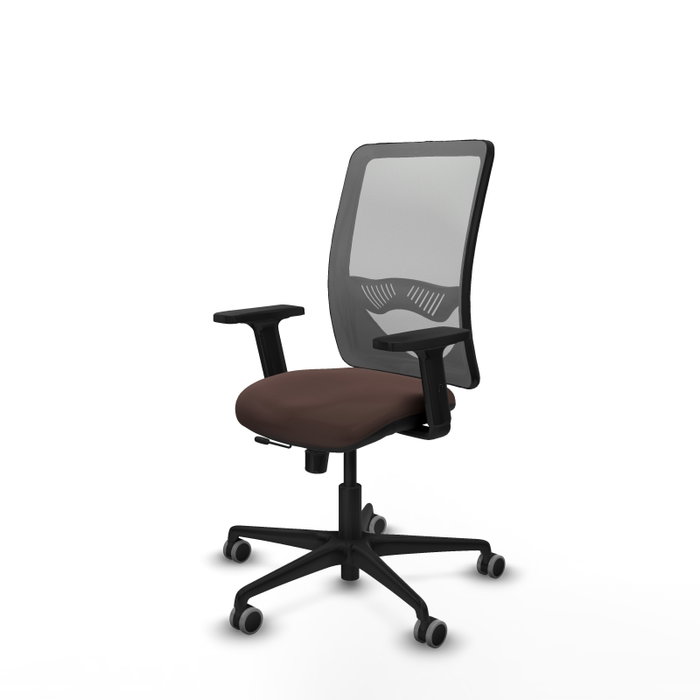 PIQUERAS Y CRESPO Silla de oficina Zulema Marrón oscuro/Gris PIQUERAS Y CRESPO Silla de oficina Zulema Marrón oscuro/Gris