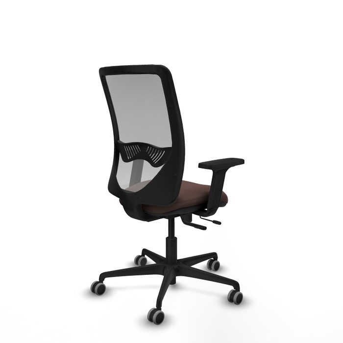 PIQUERAS Y CRESPO Silla de oficina Zulema Marrón oscuro/Gris PIQUERAS Y CRESPO Silla de oficina Zulema Marrón oscuro/Gris