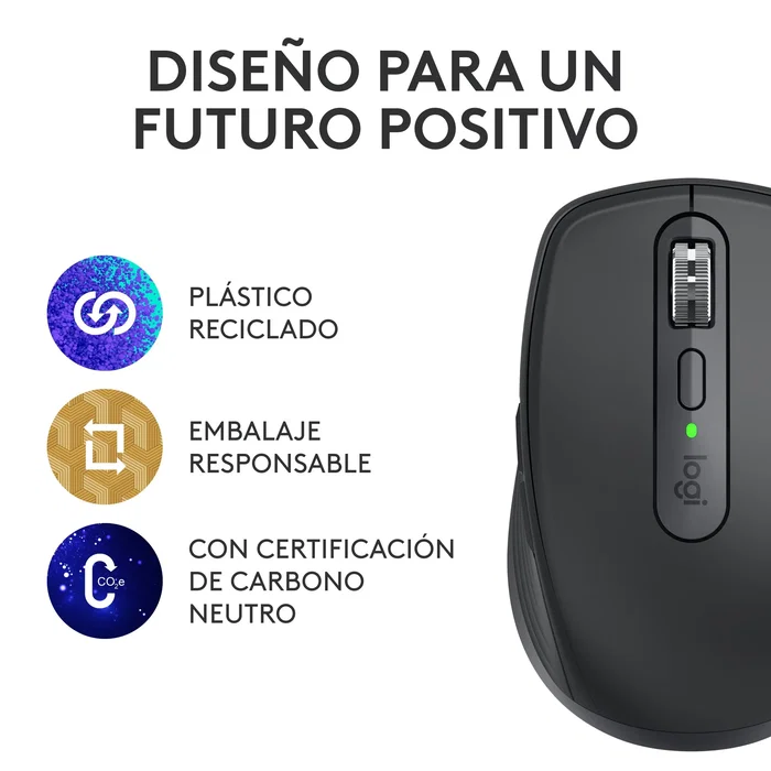 Logitech MX Anywhere 3S Ratón Inalámbrico 8000 DPI Grafito Logitech MX Anywhere 3S Ratón Inalámbrico 8000 DPI Grafito