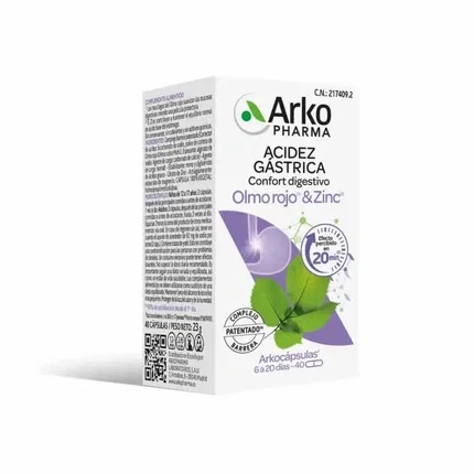 ARKOPHARMA Arkocapsulas Acidez Gastrica 40 cápsulas ARKOPHARMA Arkocapsulas Acidez Gastrica 40 cápsulas