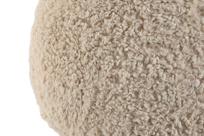 DKD Home Decor Cojín Suelo Boho Crudo Bucle 1c24 50 x 50 x 40 cm