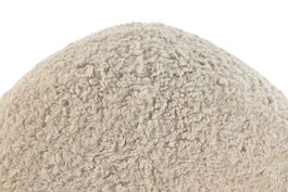 DKD Home Decor Cojín Suelo Boho Crudo Bucle 1c24 50 x 50 x 40 cm