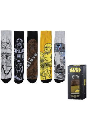 Cerdá Pack de 5 Pares de Calcetines Star Wars Talla 38-45