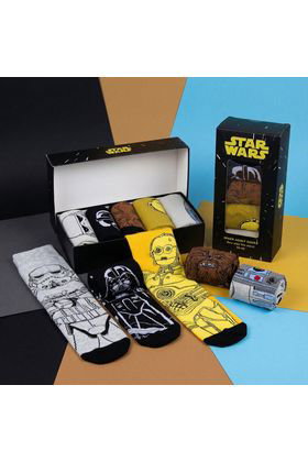 Cerdá Pack de 5 Pares de Calcetines Star Wars Talla 38-45