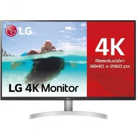 Monitor Profesional LG UltraFine 32UN500P-W 31.5"/ 4K/ Multimedia/ Blanco Monitor Profesional LG UltraFine 32UN500P-W 31.5"/ 4K/ Multimedia/ Blanco