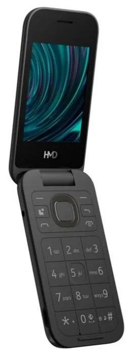HMD 2660 Flip TA-1711 Dual SIM Teléfono Móvil Concha Negro 2.8" 0.3MP 64MB 128MB Bluetooth 1450mAh