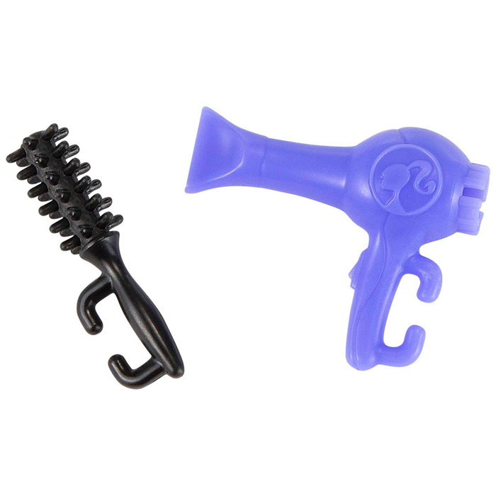 Barbie Gtw36 Muñeca Yo Quiero Ser Peluquera con Pelo Morado Largo, Incluye Secador, Cepillo y Pinzas para el Pelo, para Niñas a Partir de 3 Años