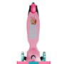 Barbie Patinete 3 Ruedas con Luces LED para Niños de 2 a 6 Años Ajustable y Plegable