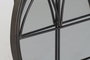 DKD Home Decor Espejo de Metal Negro 76x76 cm