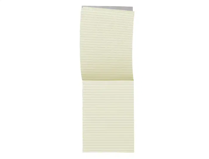Liderpapel Bloc notas encolado A4 rayado horizontal 50 hojas 80 gr color amarillo