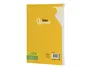 Liderpapel Bloc notas encolado A4 rayado horizontal 50 hojas 80 gr color amarillo