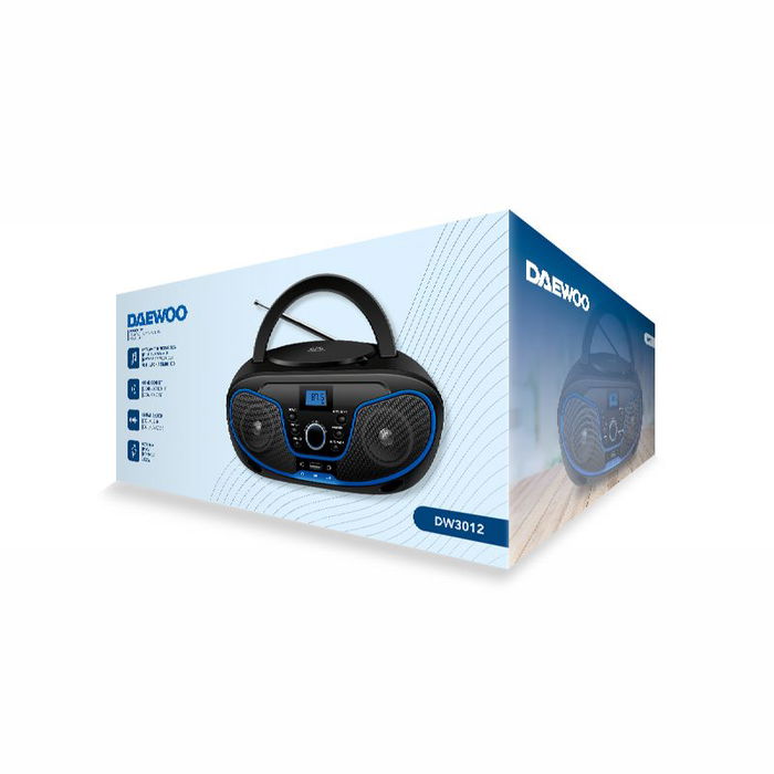 Daewoo Radio CD con Bluetooth, USB y Ecualizador - Reproducción de Música Versátil