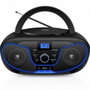 DAEWOO Radio CD con Bluetooth, USB y ecualizador - Azul