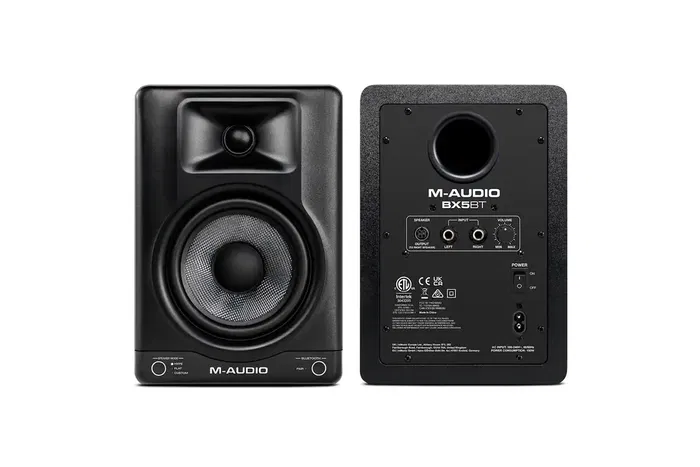 M-Audio BX5BT Monitores de Estudio Bluetooth 120W (Par) para Producción Musical y Contenido M-Audio BX5BT Monitores de Estudio Bluetooth 120W (Par) para Producción Musical y Contenido
