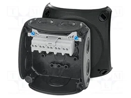 HENSEL ENYCASE® Caja de conexiones negra IP66