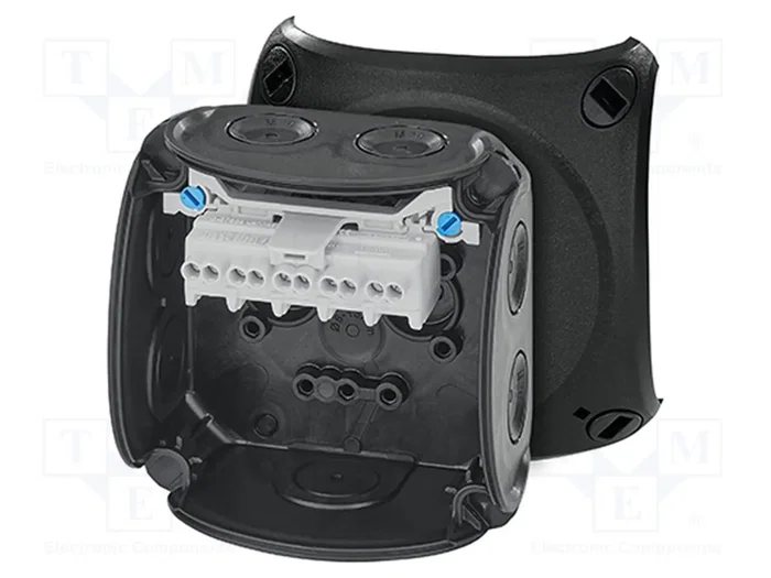 HENSEL ENYCASE® Caja de conexiones negra IP66 HENSEL ENYCASE® Caja de conexiones negra IP66