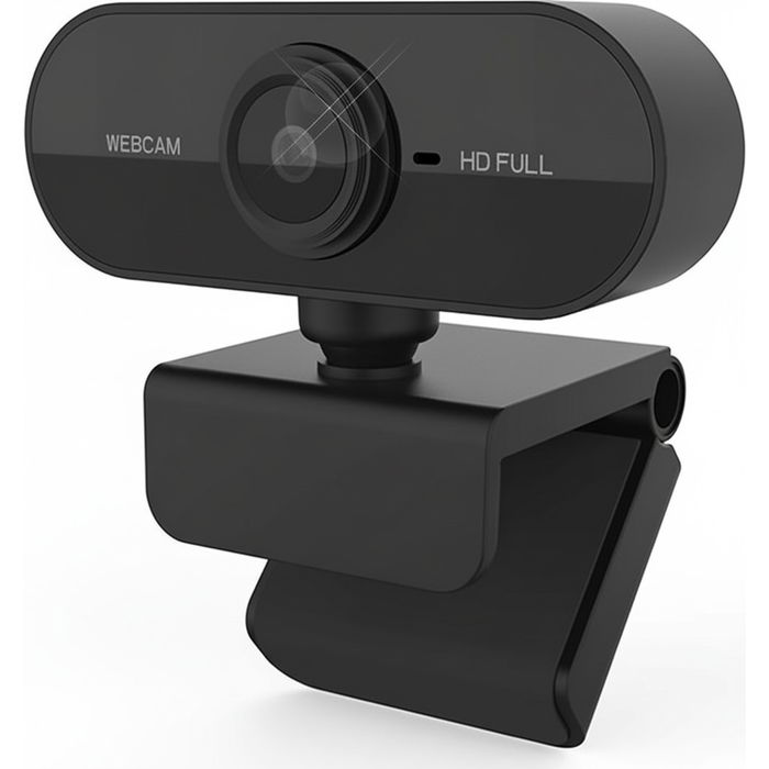 BC Master Webcam BC-W1 Full HD con Sensor CMOS de 1/2,7" Color Negro