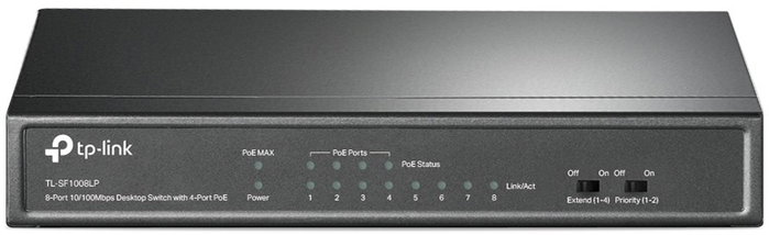 TP-LINK Switch TL-SF1008LP Negro
