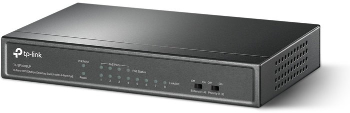 TP-LINK Switch TL-SF1008LP Negro