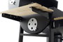 DKD Home Decor Barbacoa para Terraza y Jardín Negro Natural Acero y Madera 71 x 103 x 108 cm Desmontable