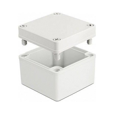 DeLOCK Carcasa de instalación IP65 impermeable 100 x 100 x 75 mm gris