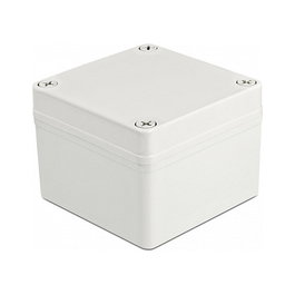 DeLOCK Carcasa de instalación IP65 impermeable 100 x 100 x 75 mm gris