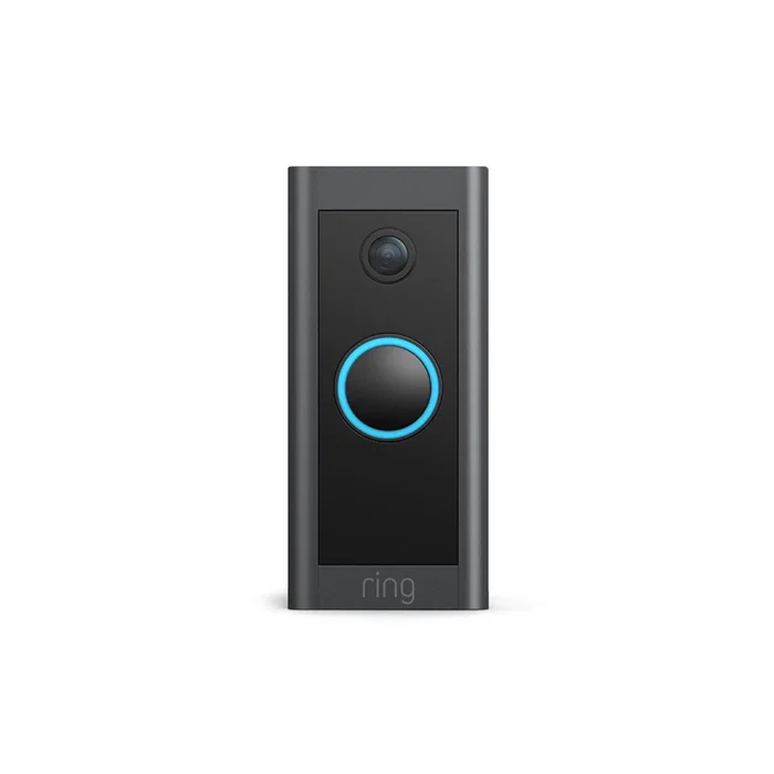 Amazon Ring Video Doorbell Wired - Timbre vídeo con cámara 1080p 150° visión nocturna WiFi 2MP alámbrico compatible Alexa Negro