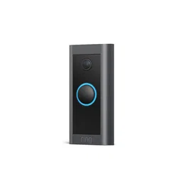Amazon Ring Video Doorbell Wired - Timbre vídeo con cámara 1080p 150° visión nocturna WiFi 2MP alámbrico compatible Alexa Negro
