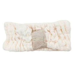 NATURASPA Diadema Elástica Fibra de Bambú y Lino para Maquillaje y Uso Diario