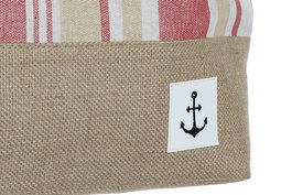 DKD Home Decor Bolso Atlantico Rojo Azul 16 x 42 x 55 cm (4 Unidades)